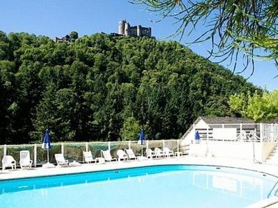 Logis Hotel Le Belle Rive Najac Exterior foto
